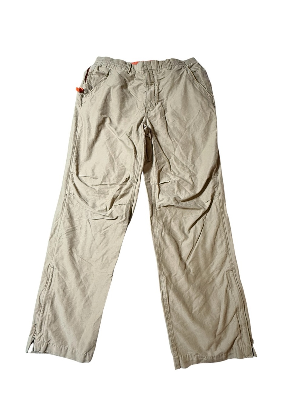 Gap Cargo Utility Pants Mens 36x34 Khaki Tan Straight Leg Preppy